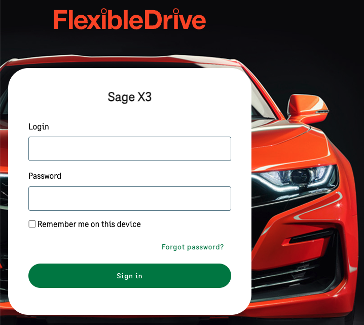 Flexible Drive maintains a Tier 2 ERP system SAGE X3